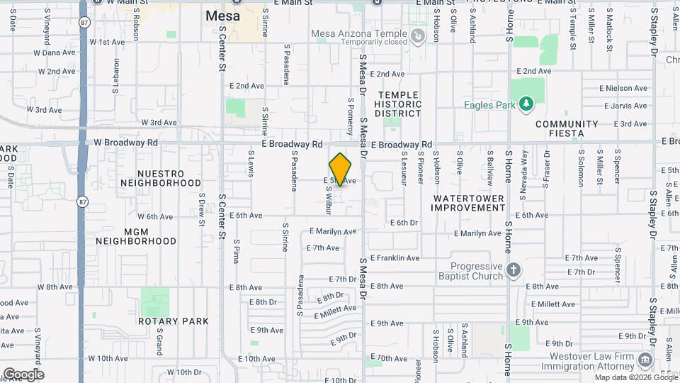 318 E Vine Cir Mapa y Detalles de la Ubicación