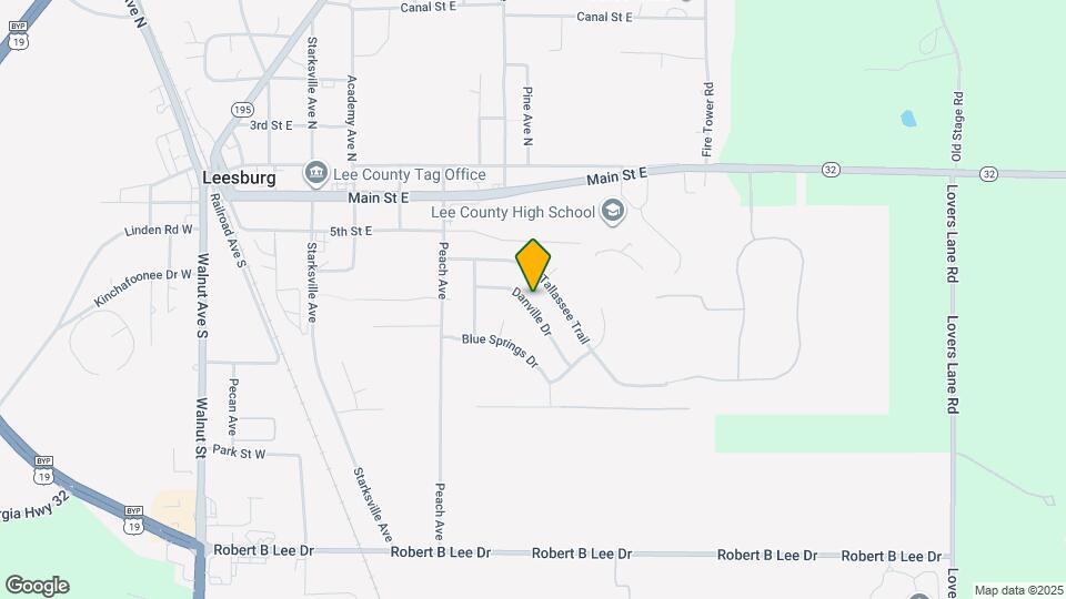 121 Danville Dr Map and Location Details