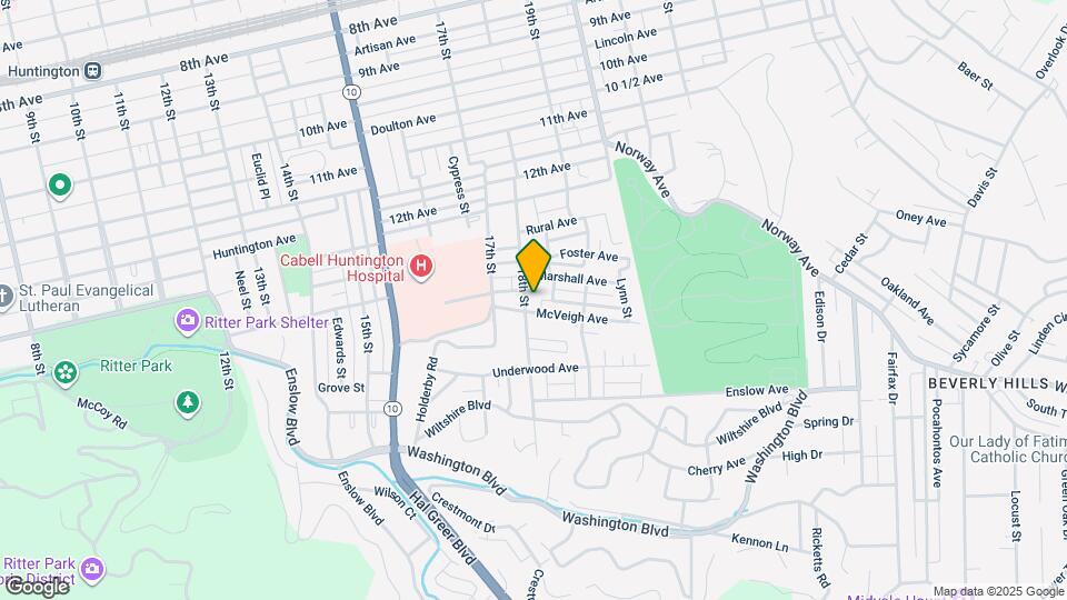 1606 18th St, Unit 1 Bedroom Apartment Map and Location Details