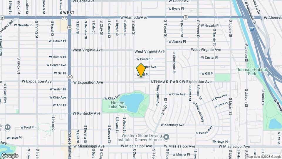 2255 W Exposition Ave Mapa y Detalles de la Ubicación