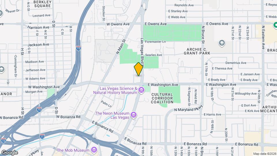 921 Las Vegas Blvd N, Unit 118 Map and Location Details