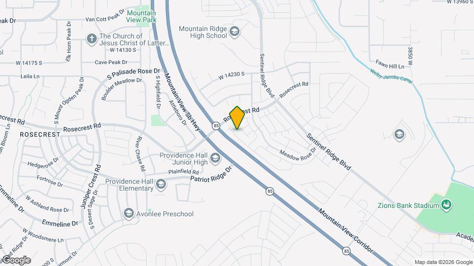 14447 S Quiet Shade Dr Map and Location Details