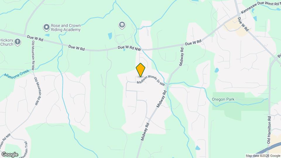 4428 Madison Woods Dr NW Map and Location Details