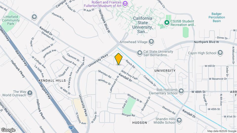 1597 Tumbleweed Way Mapa y Detalles de la Ubicación