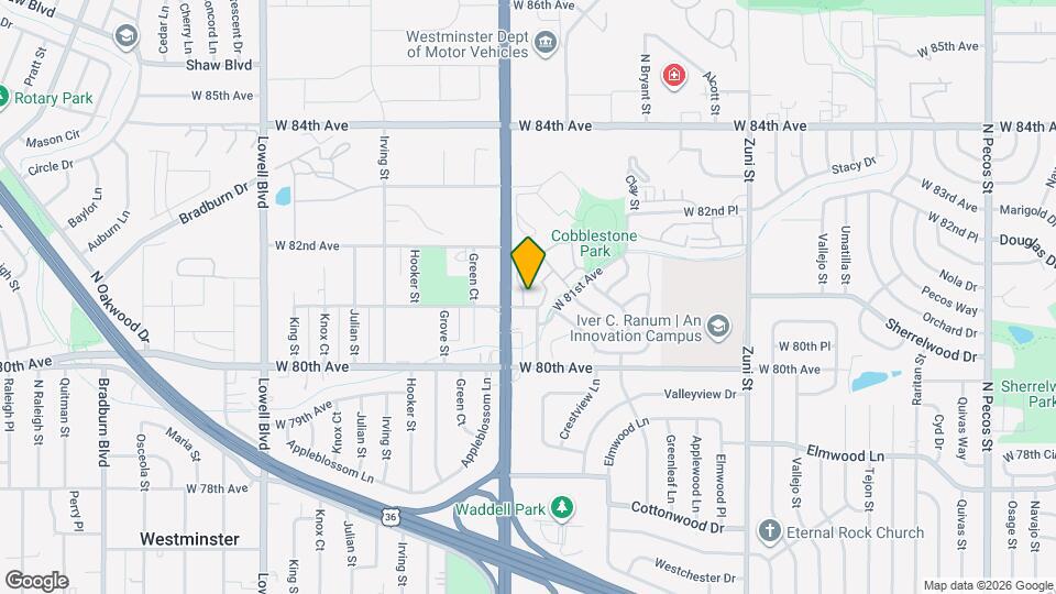 2993 W 81st Ave Map and Location Details