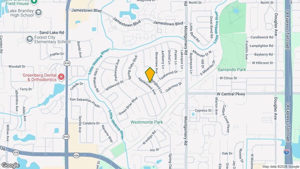 607 Applewood Ave, Unit Furnished 2br apartment Map and Location Details