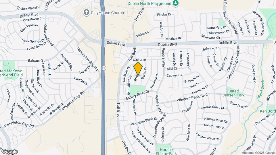 6243 Riverdale Dr Map and Location Details