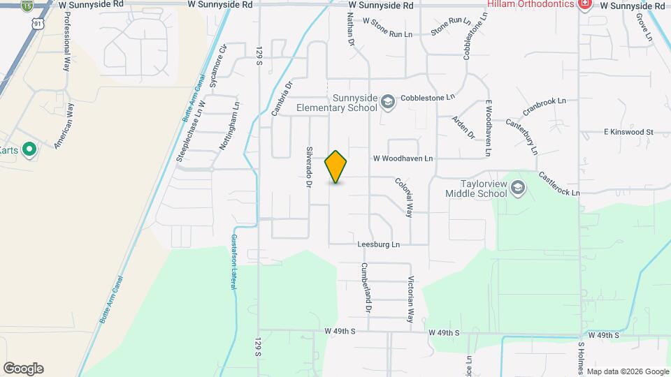 4199 Pocono St Map and Location Details
