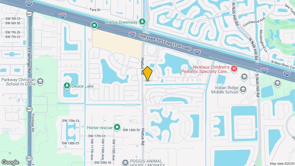 11160 SW 11th Pl Mapa y Detalles de la Ubicación