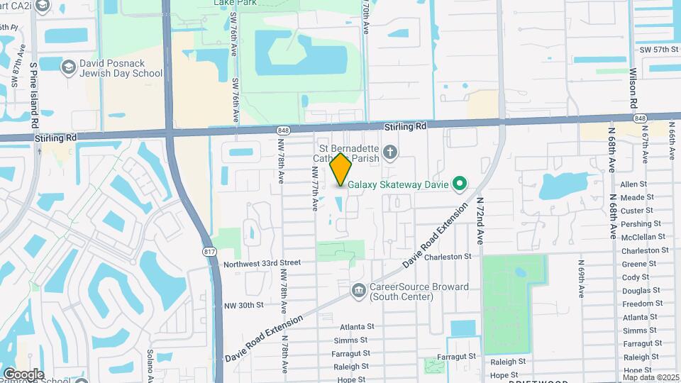 7612 NW 38th Ct Map and Location Details