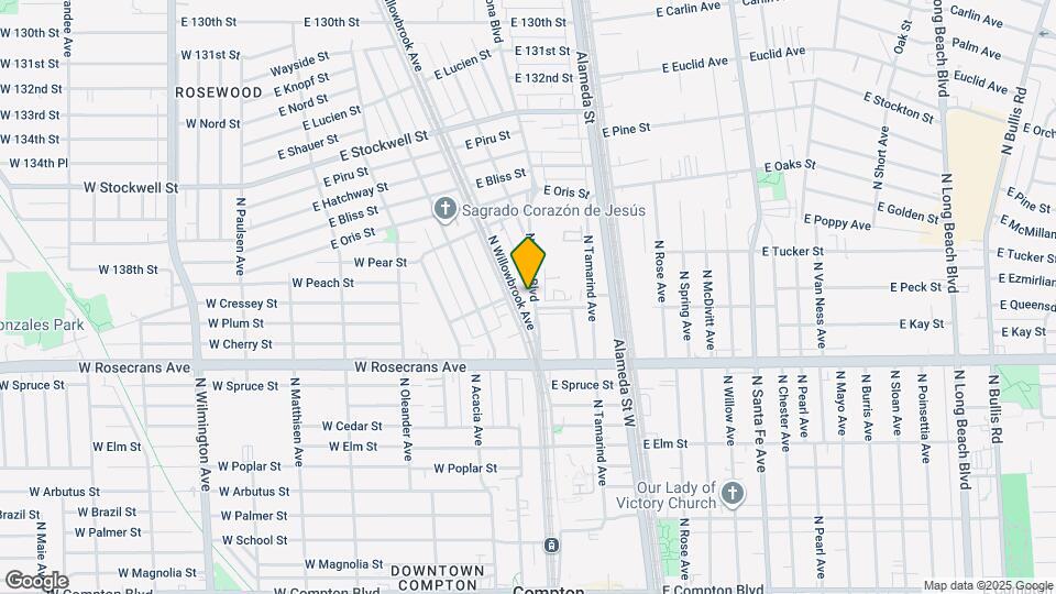 1402 N Willowbrook Ave Map and Location Details