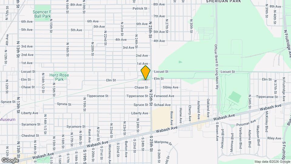 2429 Elm St Map and Location Details