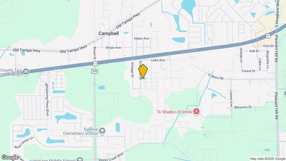 1782 Tilia St Map and Location Details