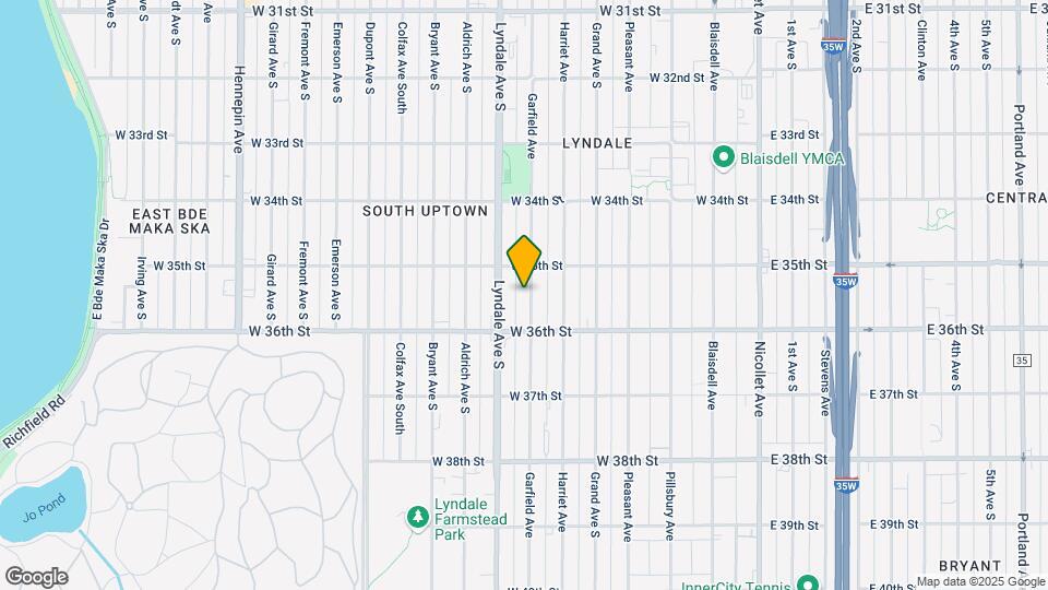 3522 Garfield Ave Map and Location Details