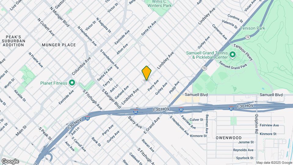 5332 Lindsley Ave Map and Location Details