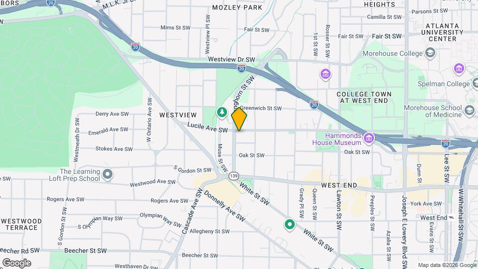 1352 Lucile Ave SW Map and Location Details