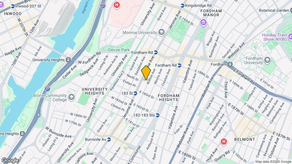 2335-2337 Walton Ave Map and Location Details