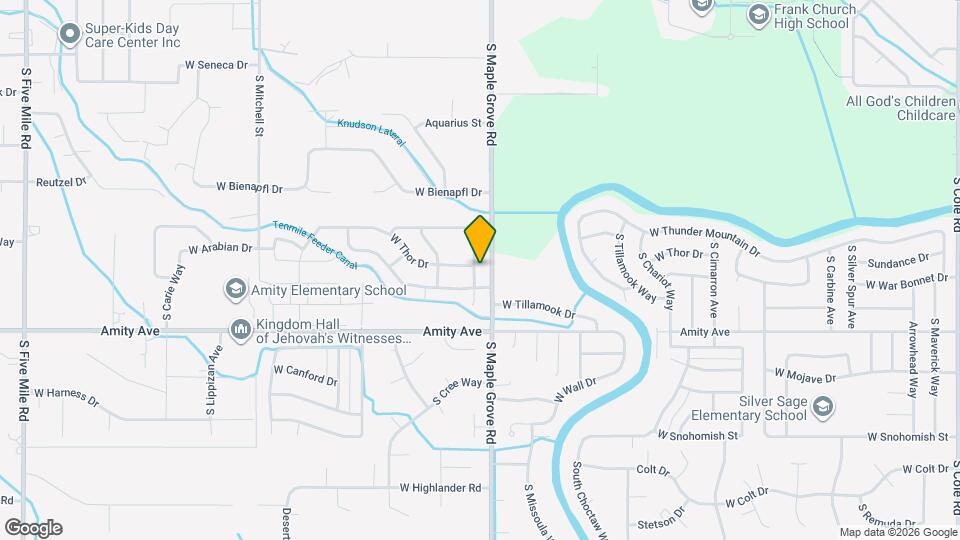 4384 S Aleut Way Map and Location Details