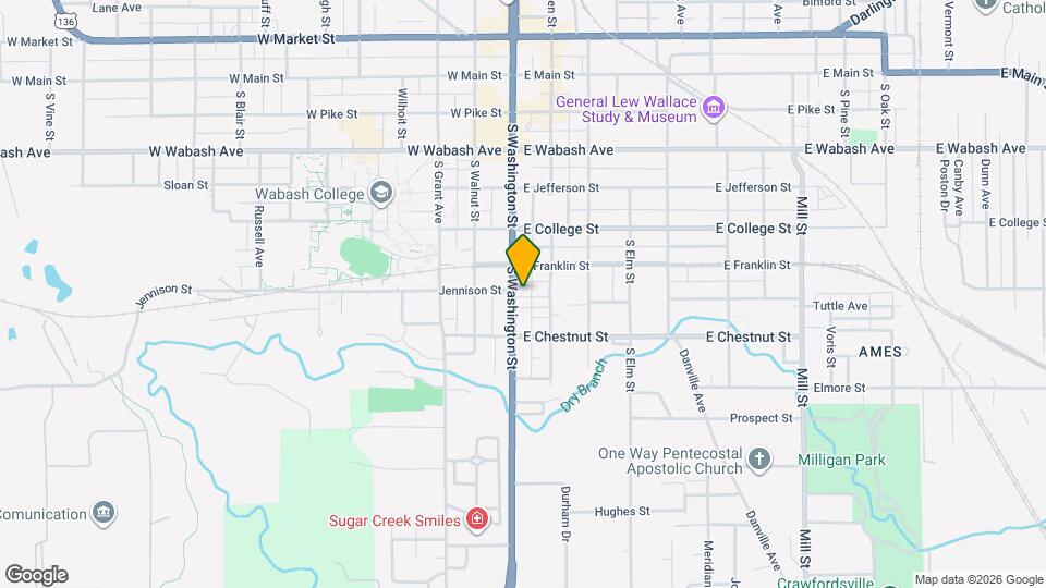 Washington Square Apartments Map and Location Details