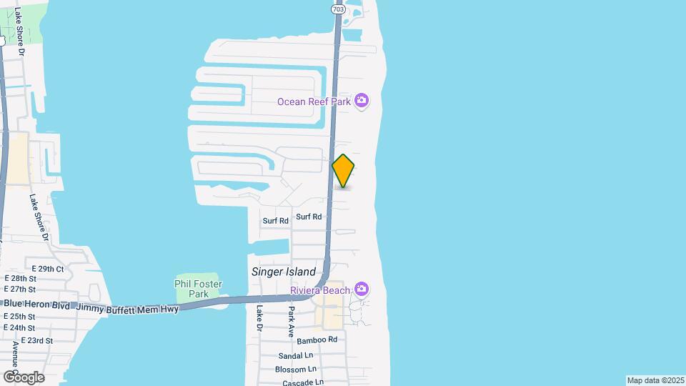 3400 N Ocean Dr Map and Location Details