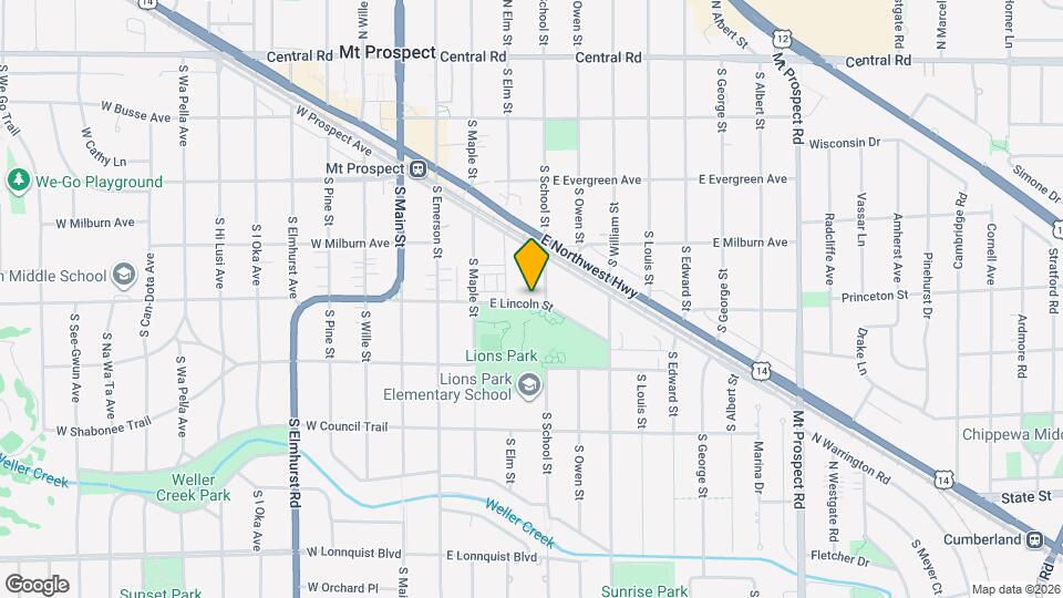 310 E Lincoln St Map and Location Details