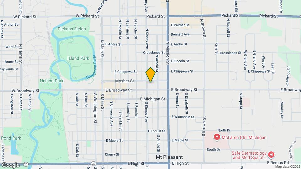 116 N Kinney Ave Map and Location Details