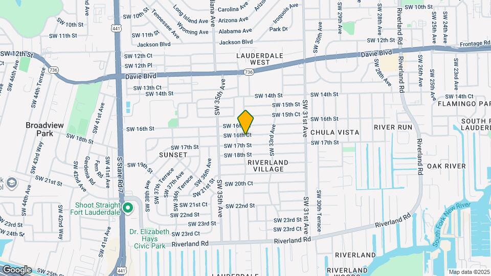 3350 SW 16th Ct Map and Location Details