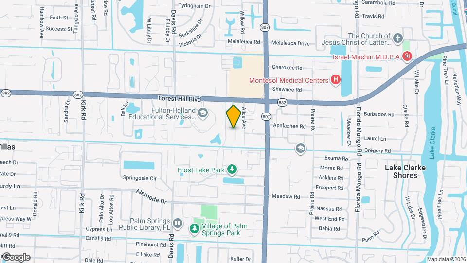 1161 Colonial Palms Way Map and Location Details