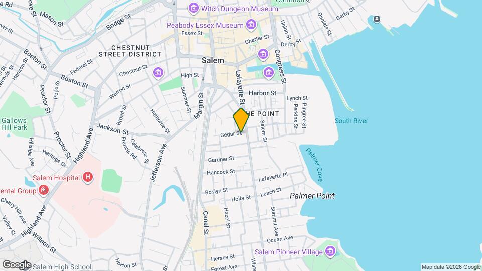 7 Cedar St Mapa y Detalles de la Ubicación