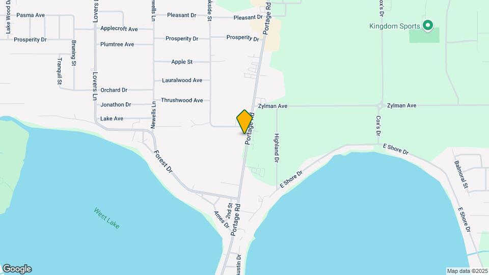 8620 Portage Rd Map and Location Details