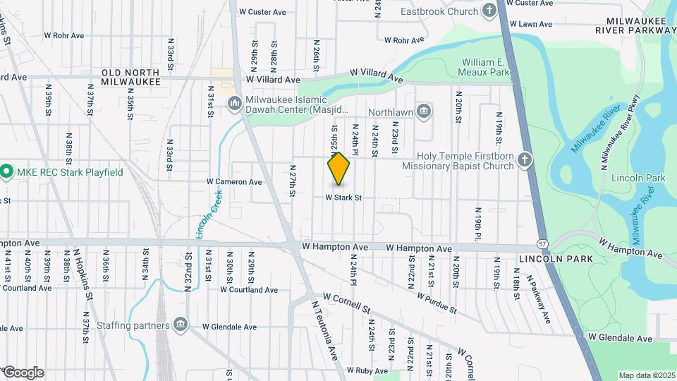 4908 N 25th St Map and Location Details