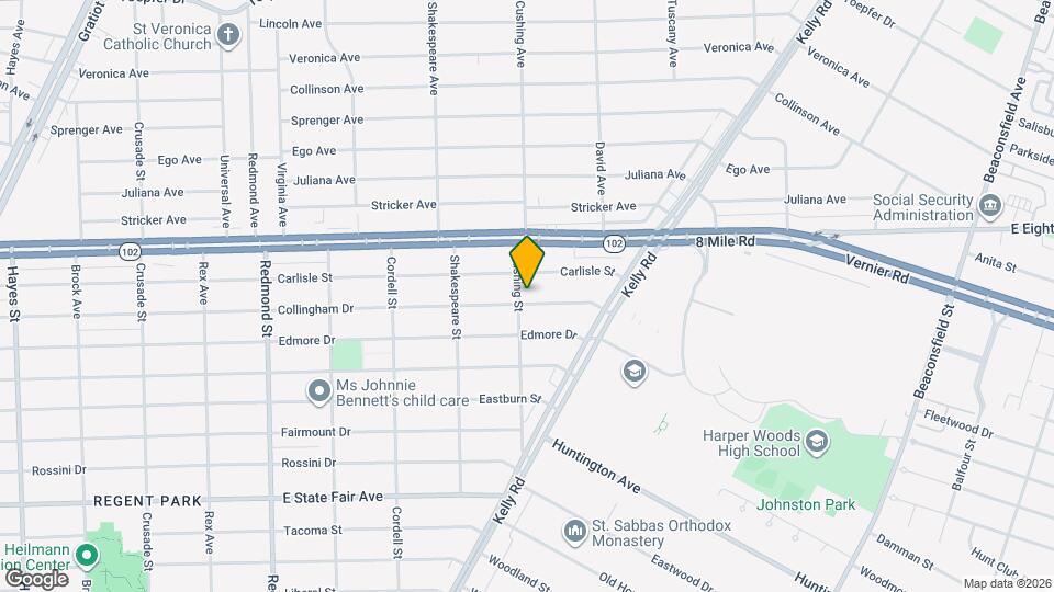 16801 Collingham Dr Map and Location Details