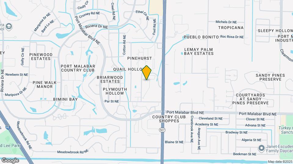 1608 Sunny Brook Ln Map and Location Details