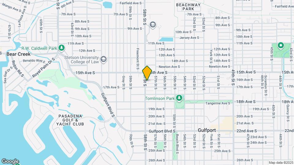 1604 58th St S Map and Location Details