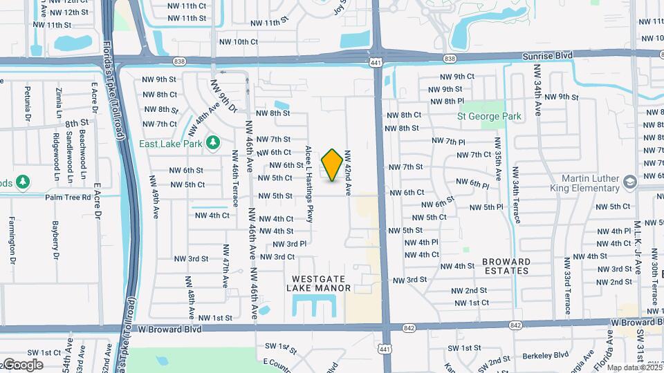 4251 NW 5th St Map and Location Details