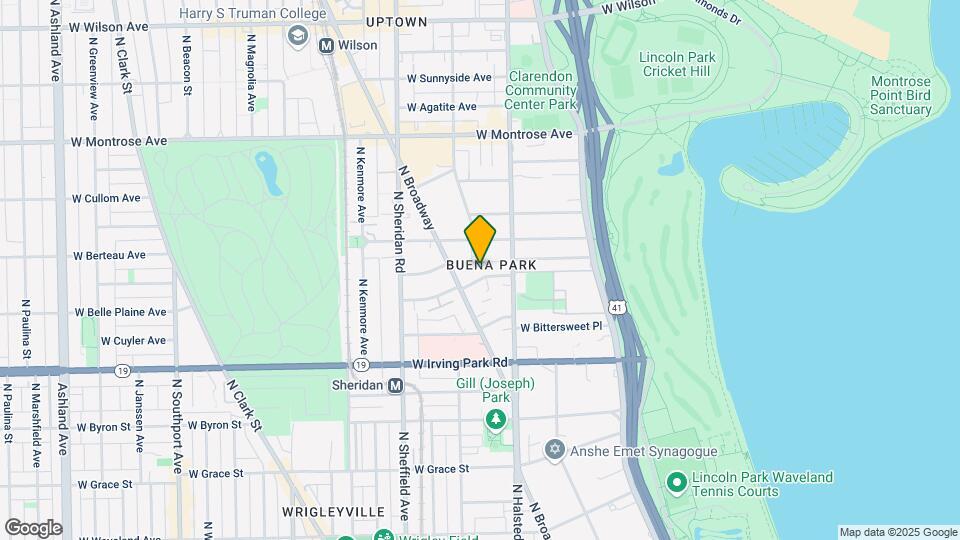 832-834 W Belle Plaine Ave Map and Location Details
