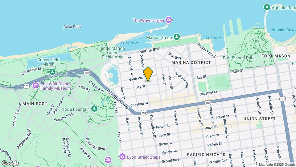 3514 Divisadero St Map and Location Details