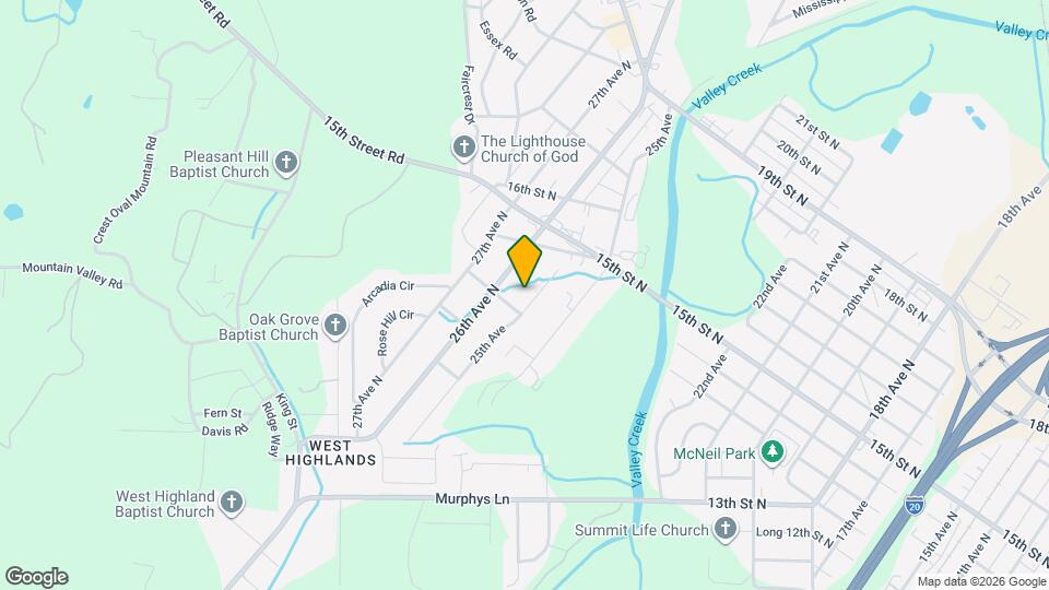 1310 25th Ave Mapa y Detalles de la Ubicación