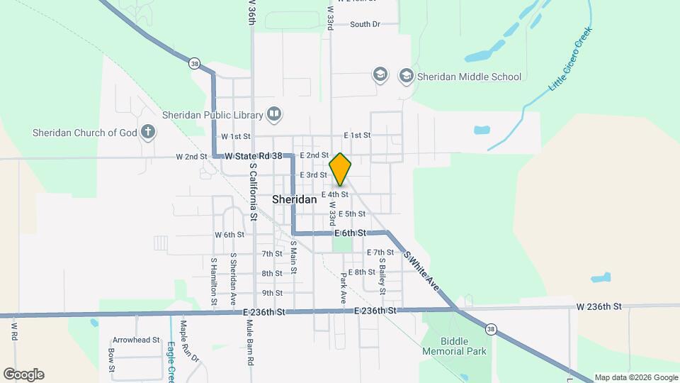 303 E 4th St Map and Location Details