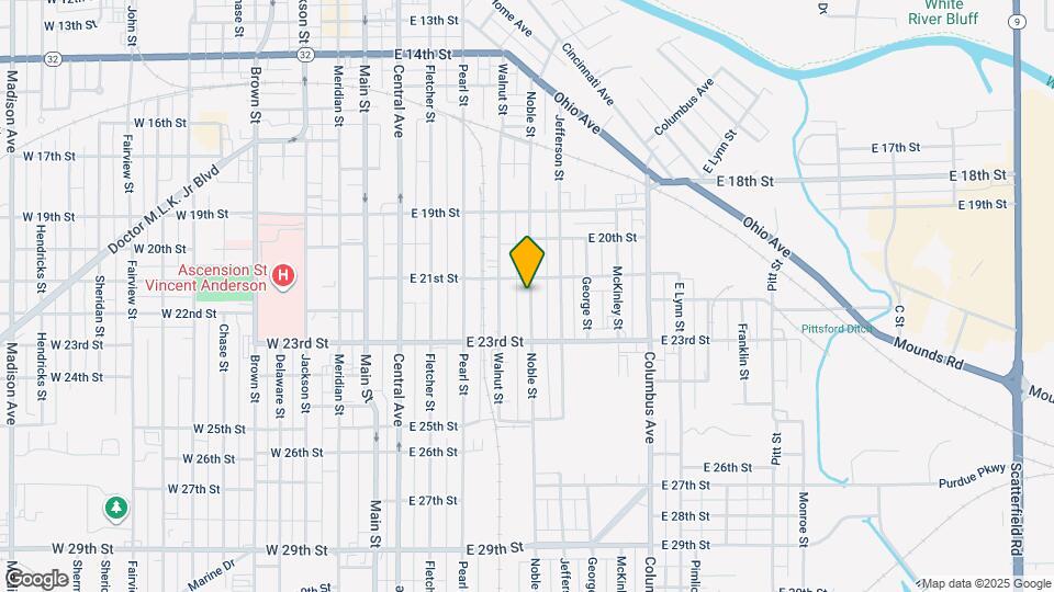 2119 Noble St Mapa y Detalles de la Ubicación