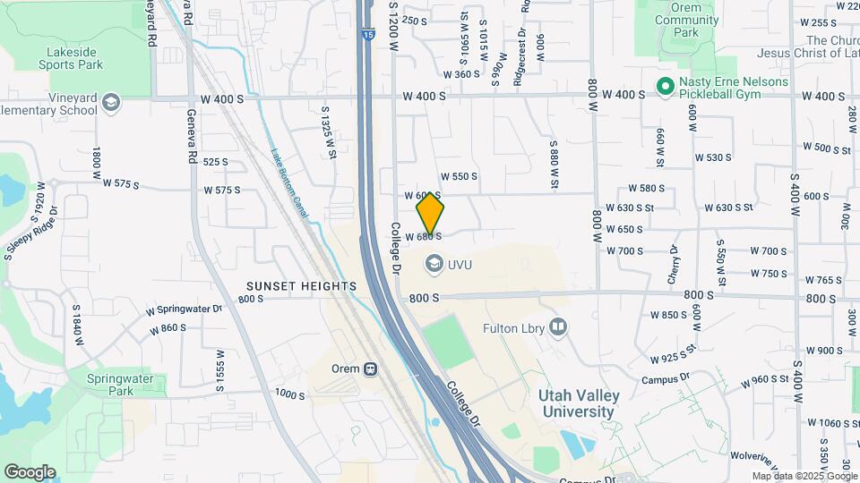 1129 W 680 S Map and Location Details