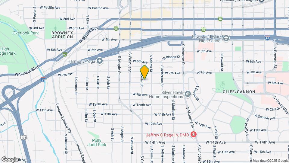 1320 W 8th Ave Map and Location Details
