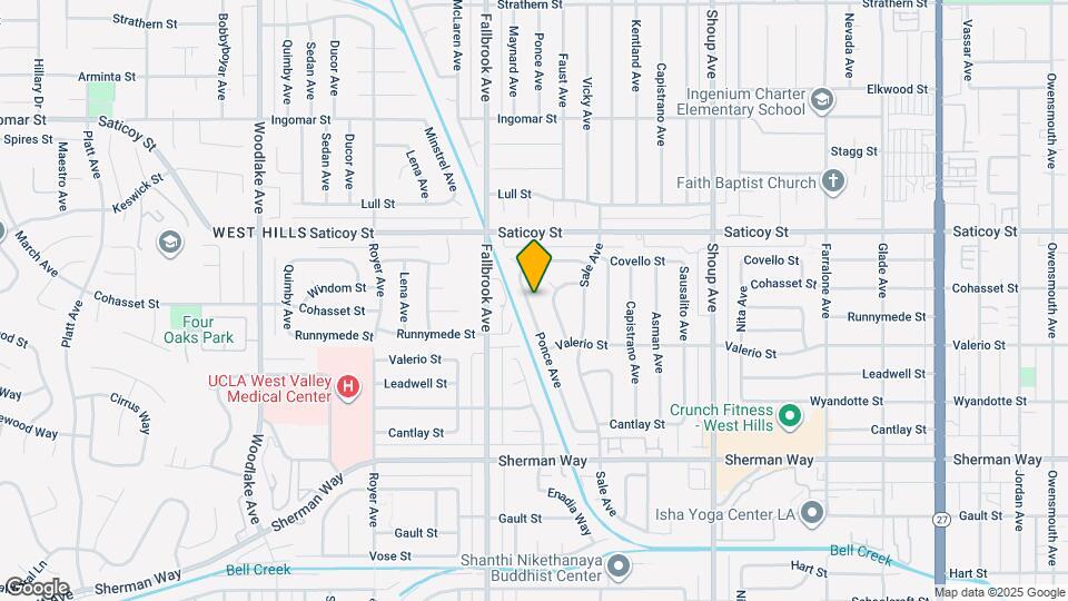 7450 Ponce Ave Map and Location Details