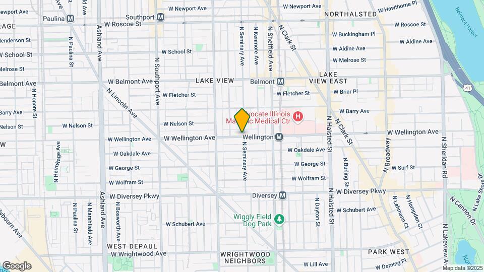 1100 W Wellington Ave, Unit 1E Mapa y Detalles de la Ubicación