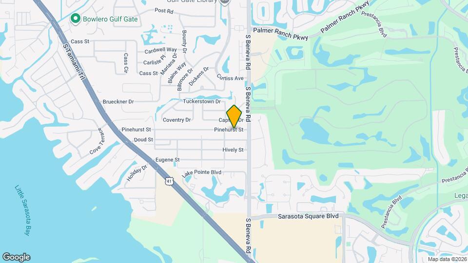 2426 Pinehurst St Map and Location Details