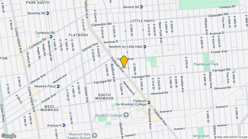 553 E 26th St Mapa y Detalles de la Ubicación