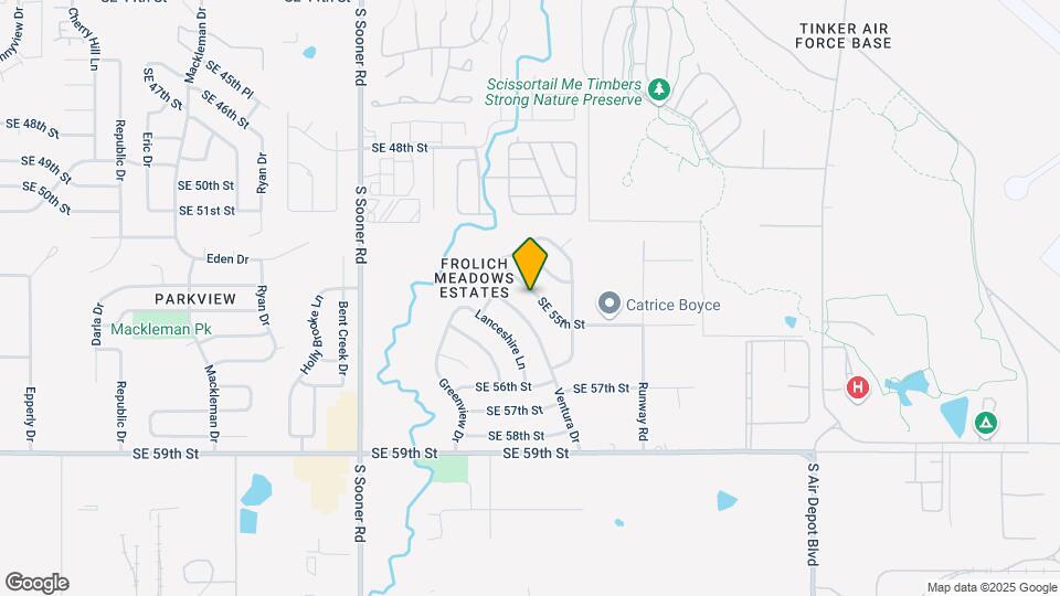 6128 SE 55th St Map and Location Details