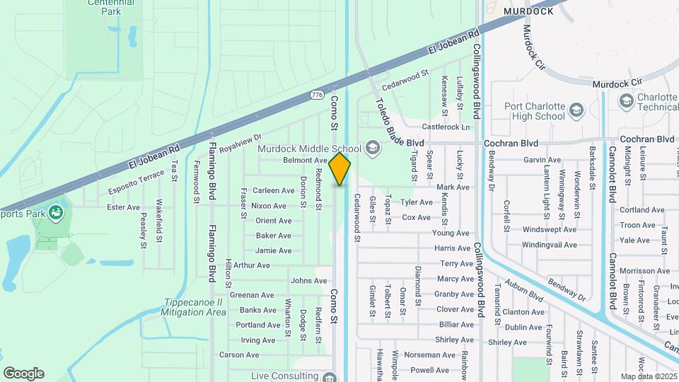 2100 Como St Map and Location Details