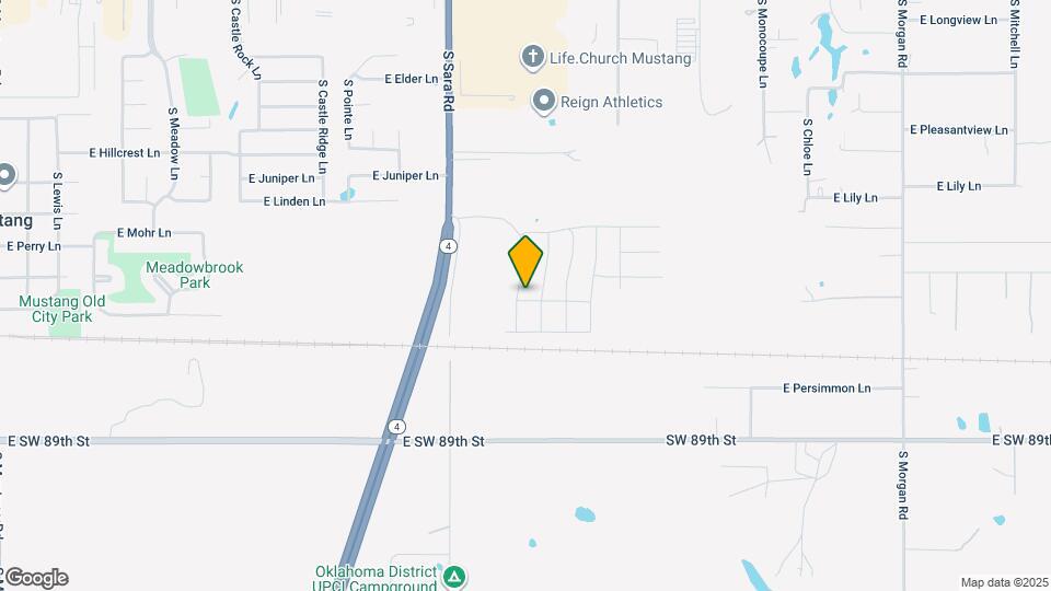 1024 S Blackjack Ln Map and Location Details