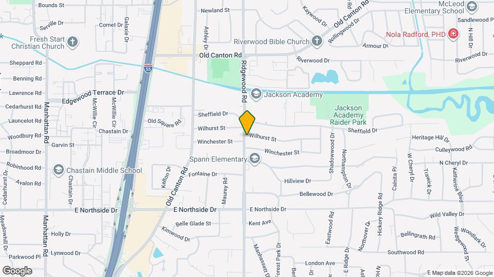 1605 Wilhurst St Map and Location Details